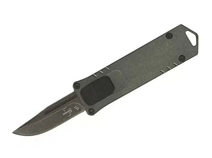 Boker Plus USB Gray Aluminum OTF Drop Point D2 06EX276SOI