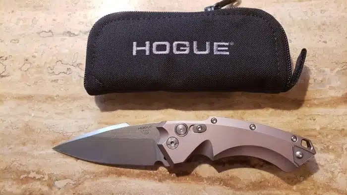 Hogue Knives 34534 EX-A05 Spearpoint, Automatic Dark Earth