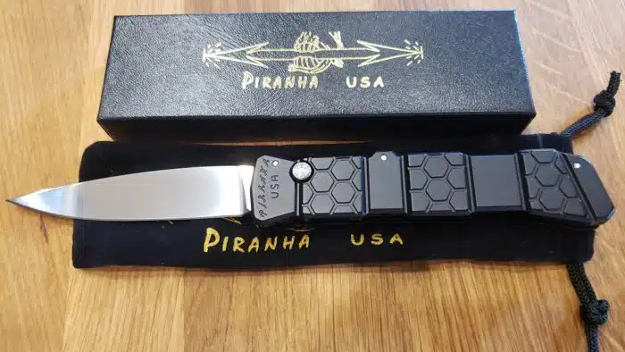 Piranha P-21B Model P-21 Auto Black, Mirror Finish Blade