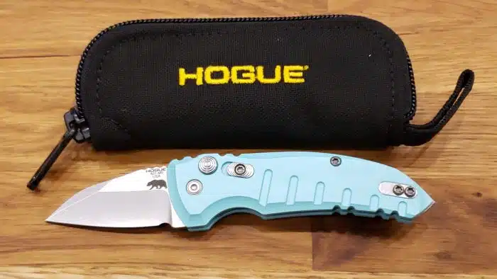 Hogue 24143 A01 Microswitch Wharncliffe CA Legal Auto Teal