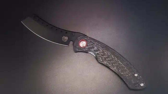 Red Horse Knife Works Hell Razor P Carbon Fiber Black PVD