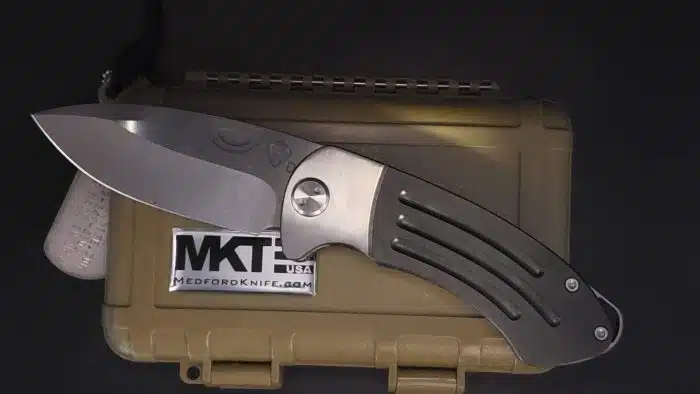 Medford Knives Theseus MK40 Framelock D2 Black Ti