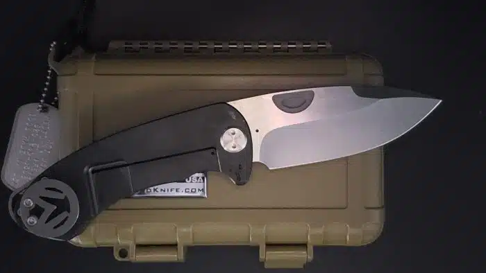 Medford Knives Theseus MK40 Framelock D2 Black Ti - Image 2