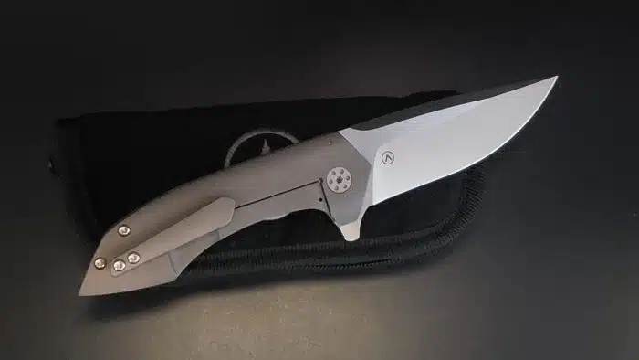 Alliance Designs Vi Knives AL010 Mini Veneno Titanium Framelock Satin - Image 2