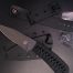 Piranha P-2BKS Fingerling Black Handle Serrated Mirror Blade