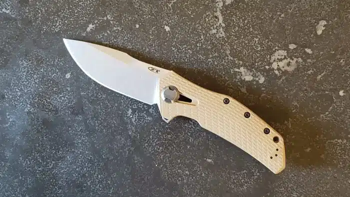 Zero Tolerance 0308 Flipper Coyote Tan G10 20CV Titanium