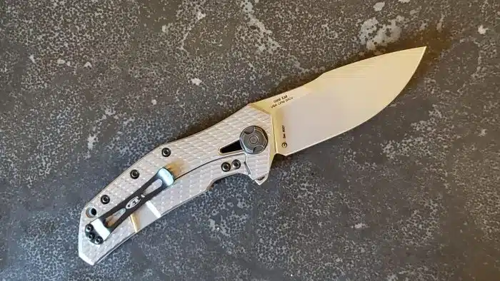 Zero Tolerance 0308 Flipper Coyote Tan G10 20CV Titanium - Image 2