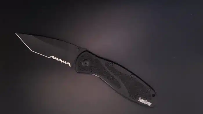 Kershaw Blur 1670TBLKST Tanto Assisted Serrated Ken Onion