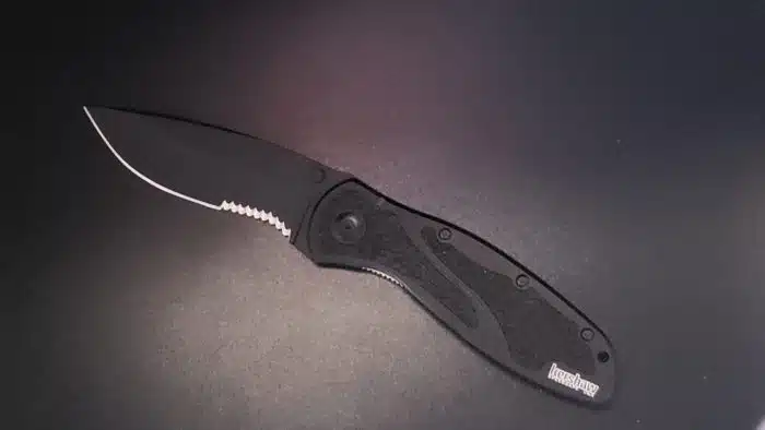 Kershaw Blur 1670BLKST Asstisted Open Serrated