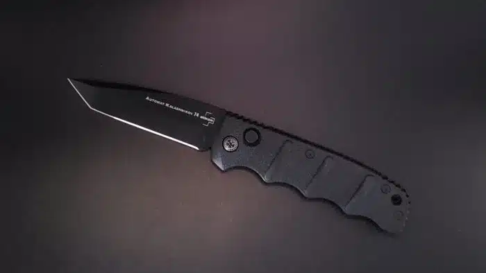 Boker Kalashnikov 74 Black D2 Tanto Auto 01KALS101N