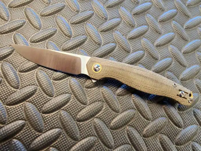 GiantMouse Sonoma V2 ACE Green Micarta Liner Lock