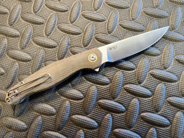 GiantMouse Sonoma V2 ACE Green Micarta Liner Lock - Image 2