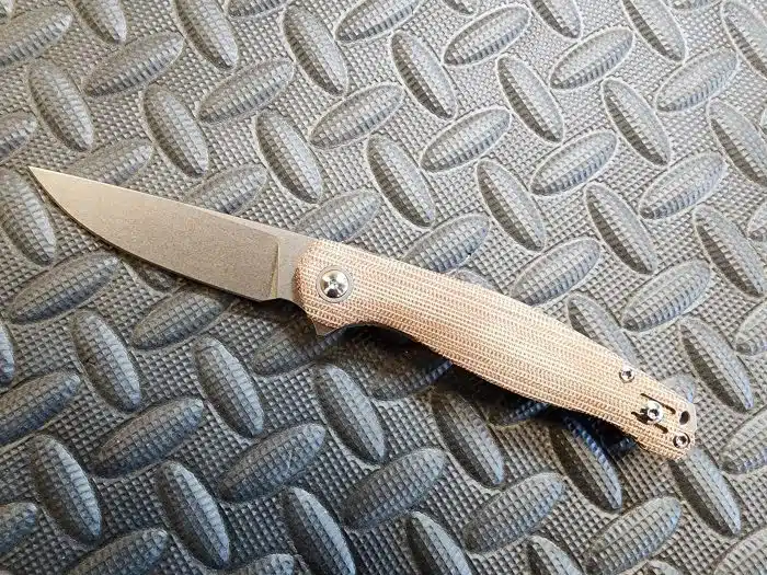 GiantMouse Sonoma V2 ACE Natural Micarta Liner Lock