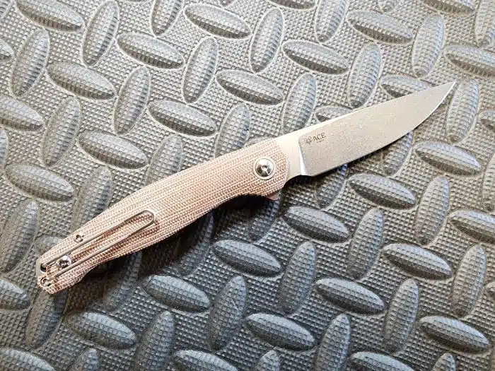 GiantMouse Sonoma V2 ACE Natural Micarta Liner Lock - Image 2