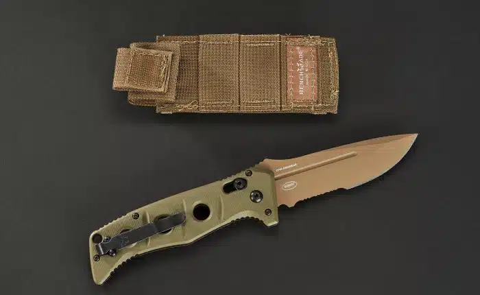 Benchmade Adamas Sibert Auto Olive G10 Flat Earth Cerakote 2750SFE-2 - Image 2