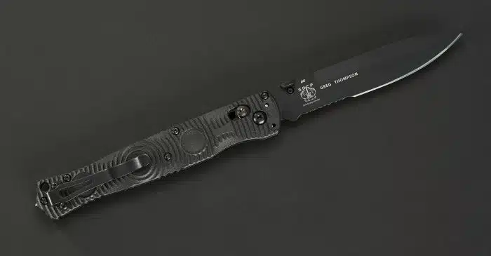 Benchmade SOCP Tactical Folder D2 AXIS Lock CF-Elite 391SBK - Image 2