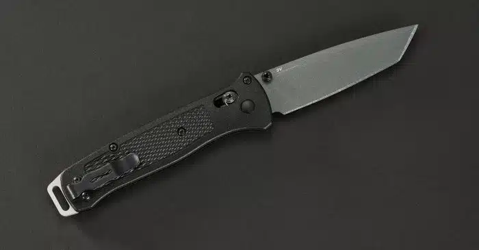 Benchmade Bailout 537GY Gray Tanto CPM-3V Black Grivory - Image 2