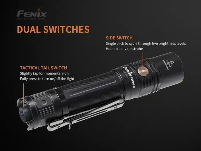 Fenix PD36R USB-C Rechargeable 1600 Lumen Flashlight - Image 2