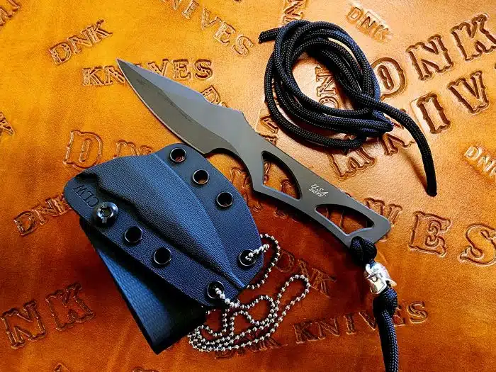 Spartan Blades Enyo EDC S45VN Inside Waistband/Neck Knife Black SB2BK - Image 2