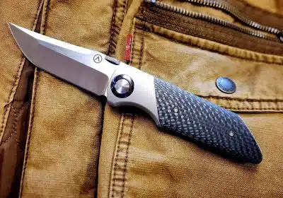 Alliance Designs Folding Knife on coat