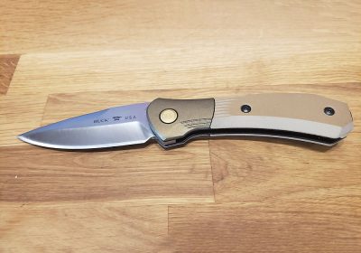 Buck out the front automatic Knife