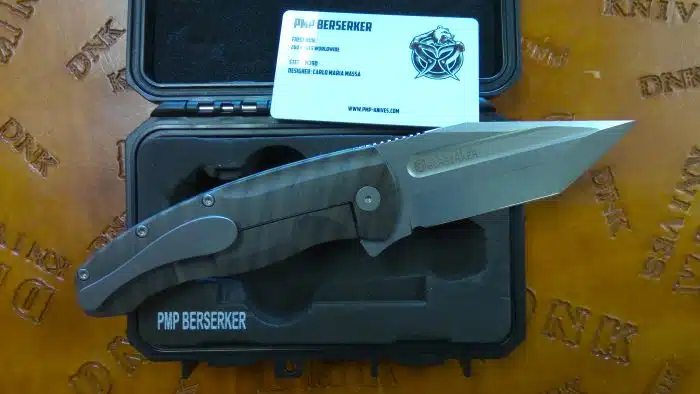 PMP Berserker Flamed Ti Sandblasted M390 Tanto PMP057 - Image 2