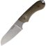 Bradford Guardian 3 Fixed Blade Black DLC Coated Blade 3D Green Micarta Scales