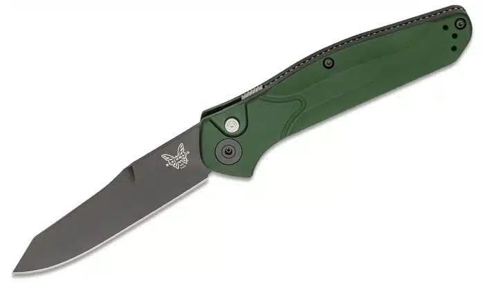 Benchmade Osborne 9400BK Auto Black S30V Green Aluminum