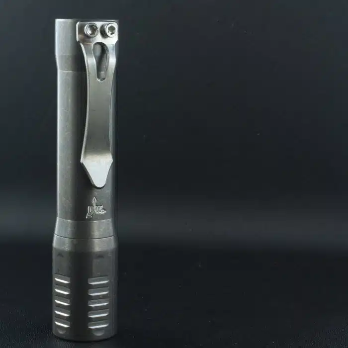 Focusworks F2 EDC 5000K LED Flashlight 14500 Stonewashed Titanium