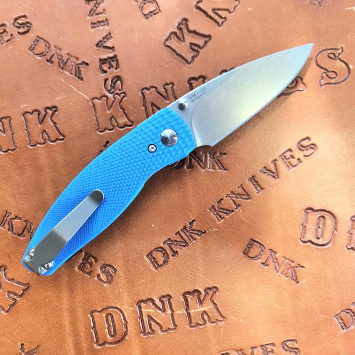 Three Rivers Manufacturing Neutron 2 Magnacut 3D Lizard Skin Royal Blue G10 Scales - Image 2