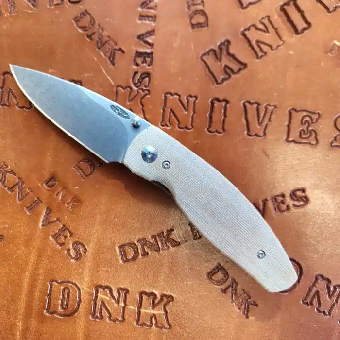 Three Rivers Manufacturing Neutron 2 Magnacut 3D Contoured Natural Micarta Scales