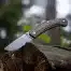 Heretic H031F-2A-Blue Manticore X Stonewash Magnacut Tanto Blue Frag Handle