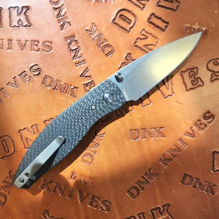 Three Rivers Manufacturing Atom 3D Contoured Carbon Fiber Scales Stonewashed CPM-20CV - Image 2