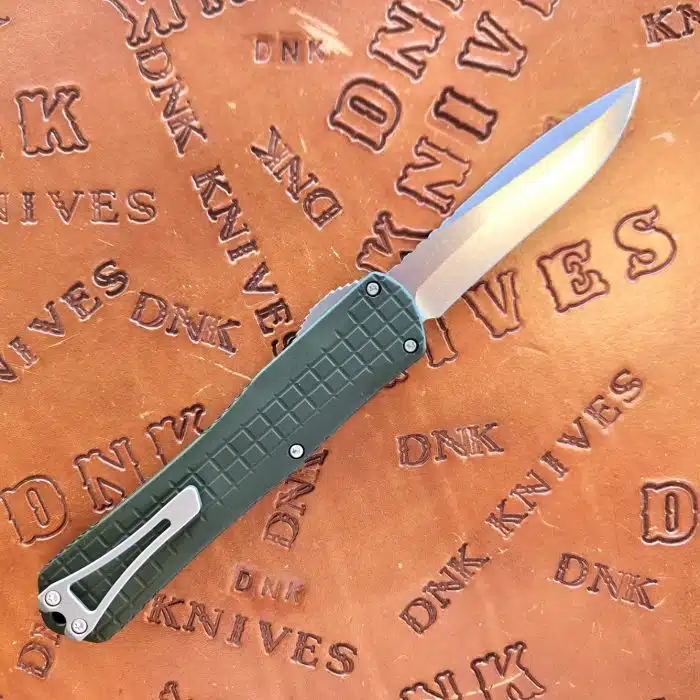 Heretic Knives H033F-2A-GRN Manticore X Recurve Stonewash Magnacut  OD Green Frag - Image 2