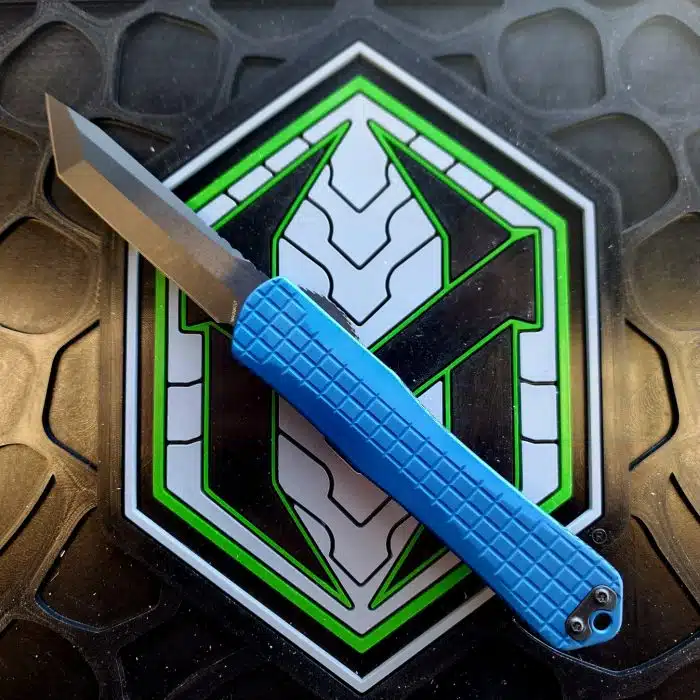 Heretic H031F-6A-BLU Manticore X DLC Magnacut Tanto Blue Grenade Grip Handle