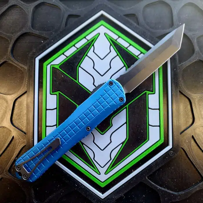 Heretic H031F-6A-BLU Manticore X DLC Magnacut Tanto Blue Grenade Grip Handle - Image 2