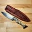 Chelette Knives Katan Stonewashed Magnacut Black G10 Kydex Sheath