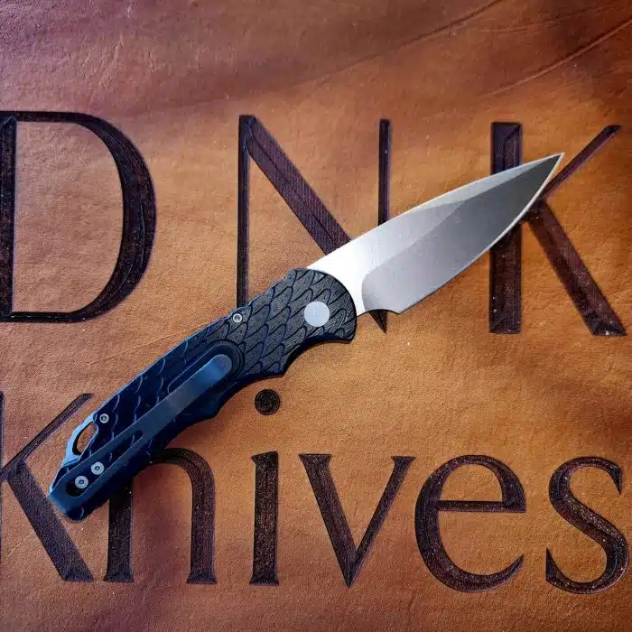 Protech Tactical Response 5 T505F Black Aluminum w/Feathered Texture S35VN Stonewashed Blade - Image 2