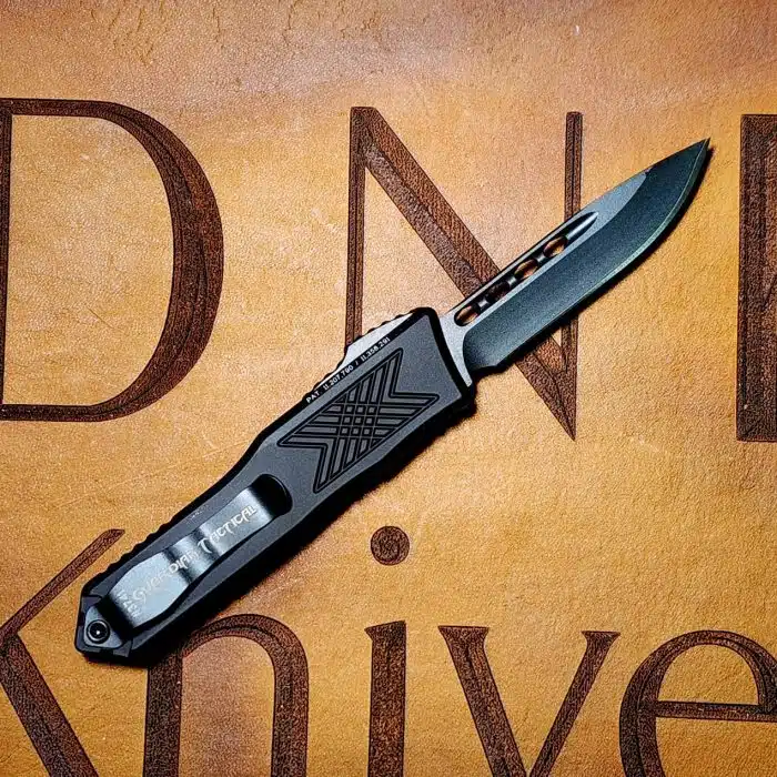 Guardian Tactical GTX-025 Black Tactical Elmax Drop Point Black Aluminum 12-3111 - Image 2