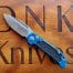 Heretic H009-6A-NAT Medusa Manual Aluminum Frame Lock Black Tanto Magnacut