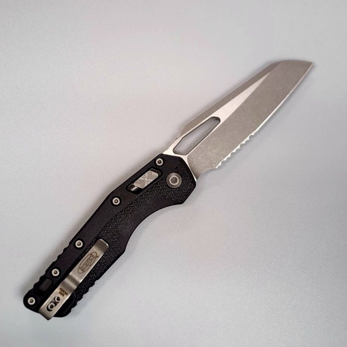 Microtech MSI 210T-11APPMBK Ram-Lok Black Polymer Apocalyptic Partially Serrated - Image 2