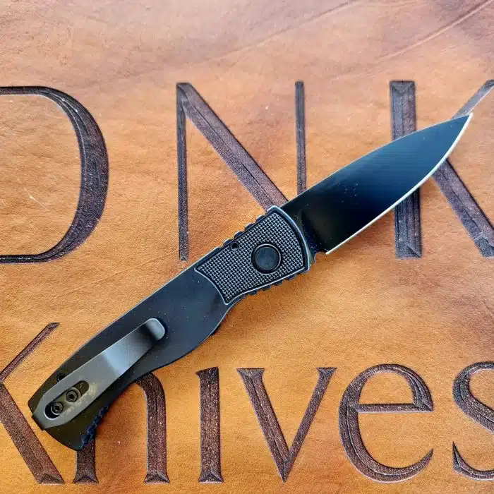 Protech Tactical Response 2 Black Aluminum Textured Corners Black DLC Magnacut T203 - Image 2