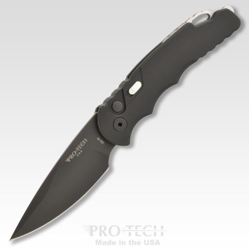 Protech Tactical Response T Automatic Black Aluminum S Vn Black Dlc Blade Dnk Knives