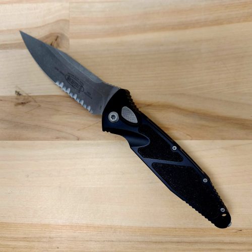 Microtech Socom Elite Auto 160A-11AP Apocalyptic Partial Serrated Clip Point