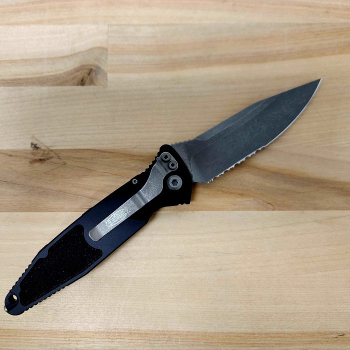 Microtech Socom Elite Auto 160A-11AP Apocalyptic Partial Serrated Clip Point - Image 2