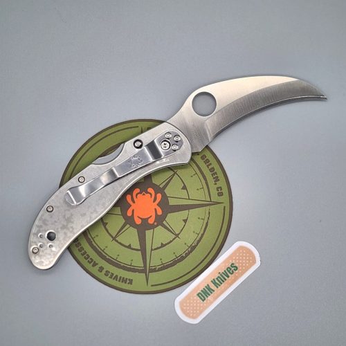 Spyderco Harpy C08P Hawkbill Stainless Steel Lockback 2.75″ VG-10 Plain Edge