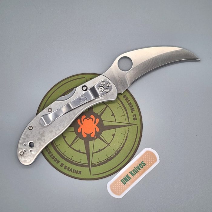 Spyderco Harpy C08P Hawkbill Stainless Steel Lockback 2.75" VG-10 Plain Edge - Image 2