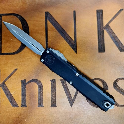 Microtech Ultratech ZBP 1122-10AP OTF Apocalyptic M390MK Dagger Machined Black Aluminum