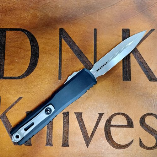 Microtech Ultratech ZBP 1122-10AP OTF Apocalyptic M390MK Dagger Machined Black Aluminum