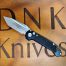 Microtech ZBP Ultratech 3 OTF 1123-12 Stonewashed Serrated Tanto Black Machined Aluminum